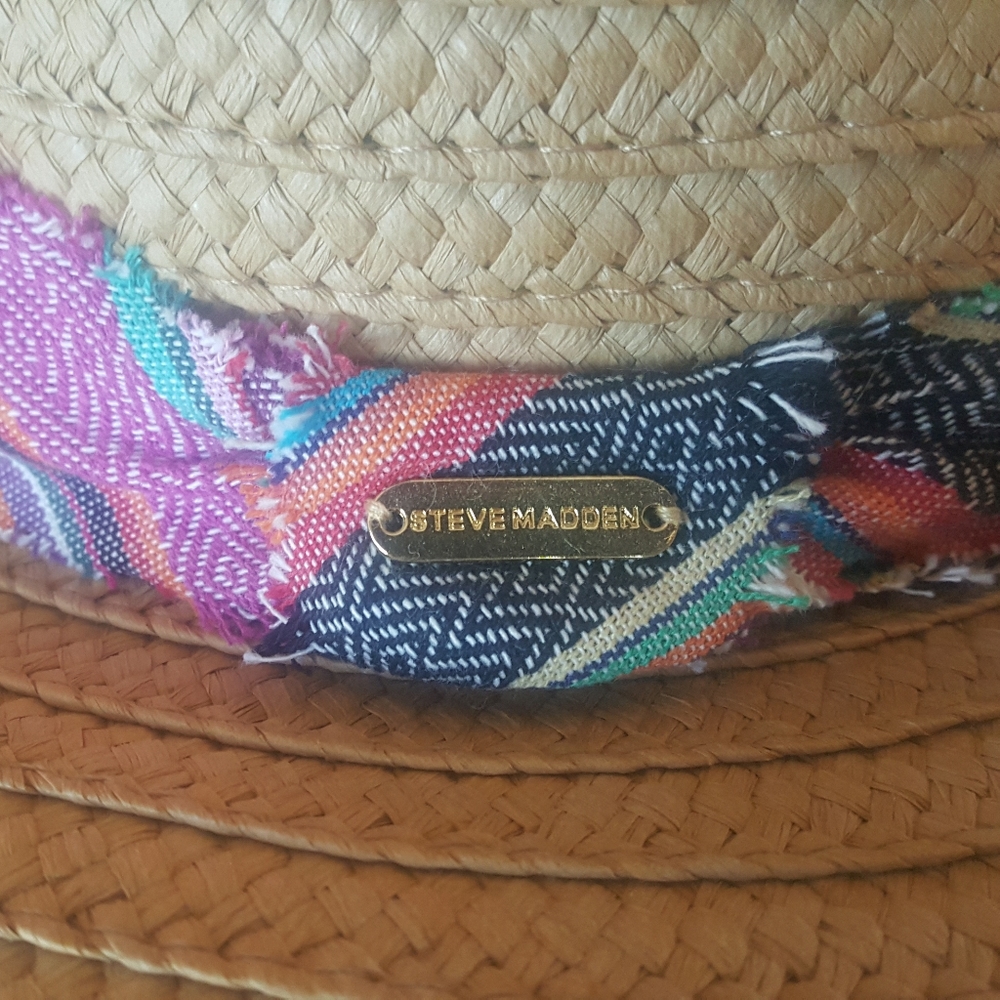 Steve Madden Straw Hat - Picture 1 of 6